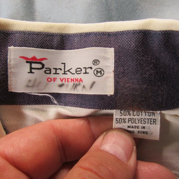 Mens Vtg Parker of Vienna Long Sleeve Button Down Shirt Sz M - Picture 4 of 5